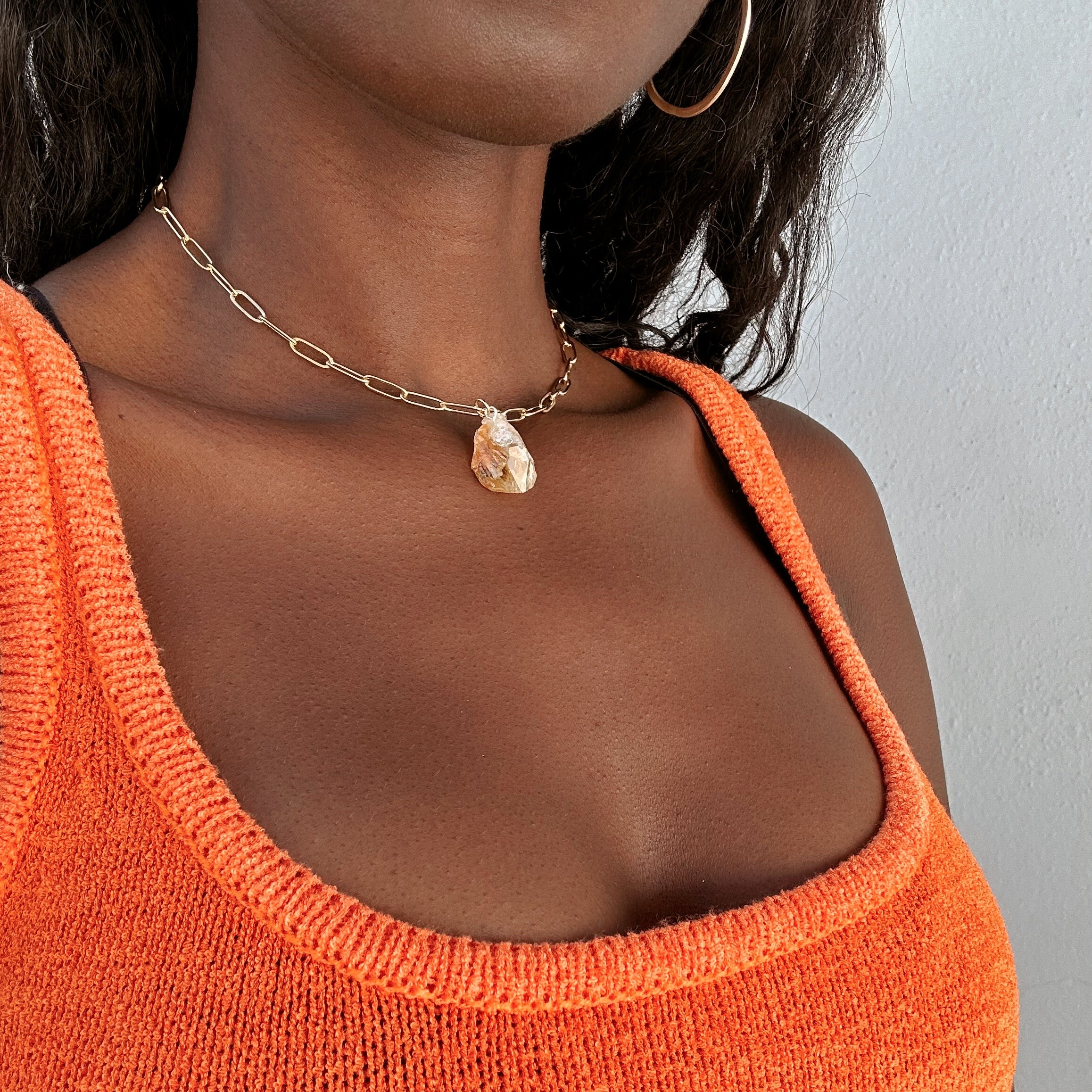 Citrine Choker